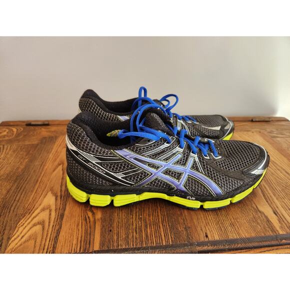ASICS GT-2000 Mens T2K2N Running / Training Shoes Sz 8.5  Black / Blue - Picture 1 of 7